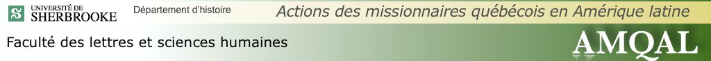 AMQAL Actions des missionnaires Québécois en Amérique Latine